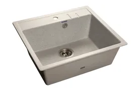 Мойка для кухни из мрамора GranFest Quadro GF-Q-560 серый