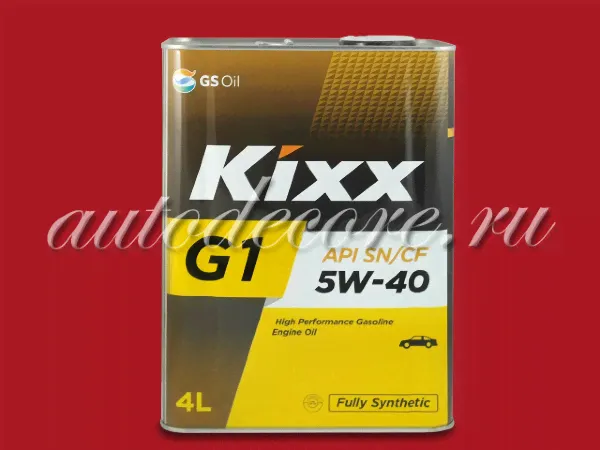 KIXX Масло G1 5w40 SN/CF GF-4 синт. 4л.-0