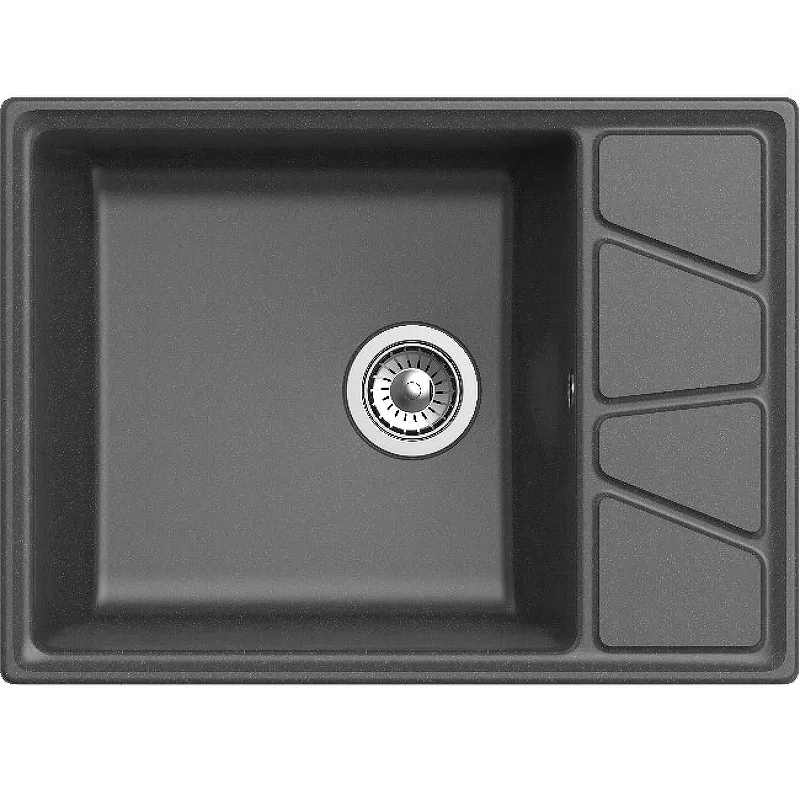 Кухонная мойка GranFest Vertex GF-V-680L Графит-2