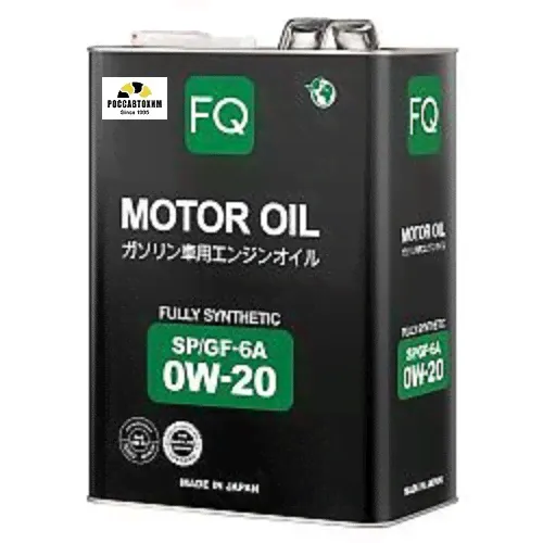 Масло моторное FQ FULLY SYNTHETIC SP/GF-6A 0W-20 4л