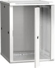 Шкаф настенный LINEA W 15U 600х600мм дверь стекло RAL 7035 ITK LWR3-15U66-GF