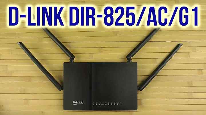 Распаковка D-Link DIR 825/AC/G1