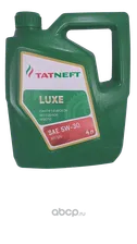 Татнефть масло моторное LUXE API SN/SM/ILSAC GF-5 синт. 5W-30 (4л) TATNEFT