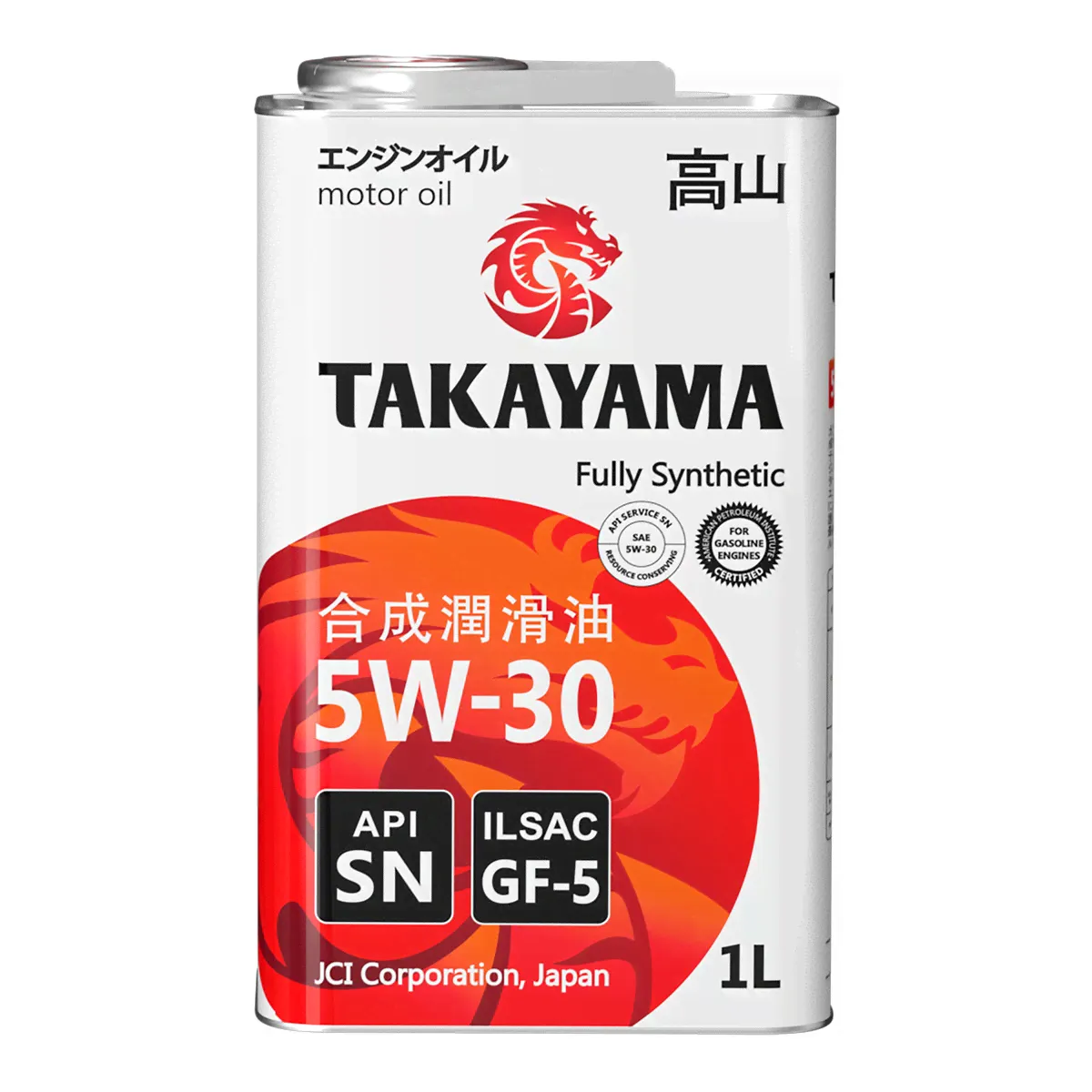 Масло моторное TAKAYAMA 5W-30 ILSAC GF-5 API SN 1L