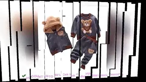 ✔️Baby Boys And Girls Clothing Set Tricken Fleece Children Hooded Outerwear Tops Pants 3PCS