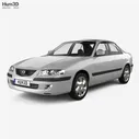 Mazda 626 (GF) Седан 2000 3D модель