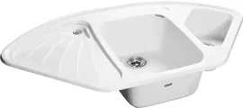 Мойка GRANFEST GF-C1040E 1,5 чаши, угловая 1040*560 мм (иней)