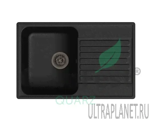 Кухонная мойка GranFest Quarz ECO 78 GF Z78 черный
