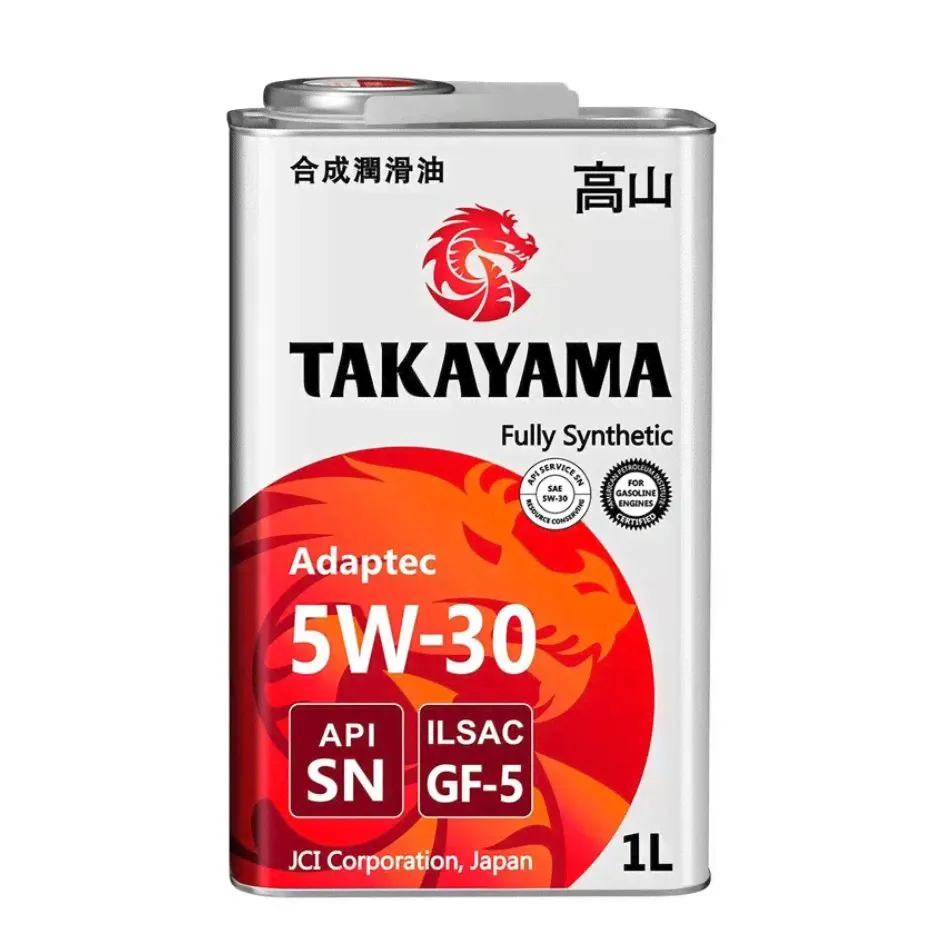 ТАКАЯМА Adaptec SAE 5W-30 ILSAC GF-5 API SN 1л металл
