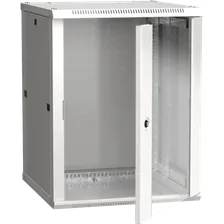 Шкаф LINEA W 15U 600x600 мм дверь стекло, RAL7035 LWR3-15U66-GF ITK