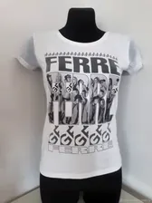Винтаж: Футболка белая, GF Ferre, р-р 46