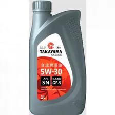 Синтетическое моторное масло TAKAYAMA SAE 5W-30, ILSAC GF-5, API SN 605551