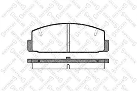 Колодки тормозные задние Mazda 626 GF GW 1.8i 2.0i 2.0Di 97-02