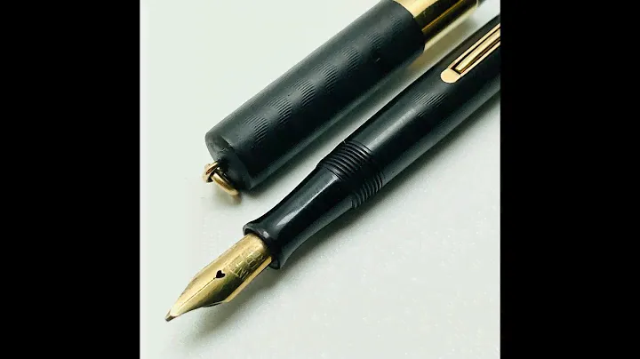 Waterman 52 1/2v flex nib Fountain Pen gf cap band