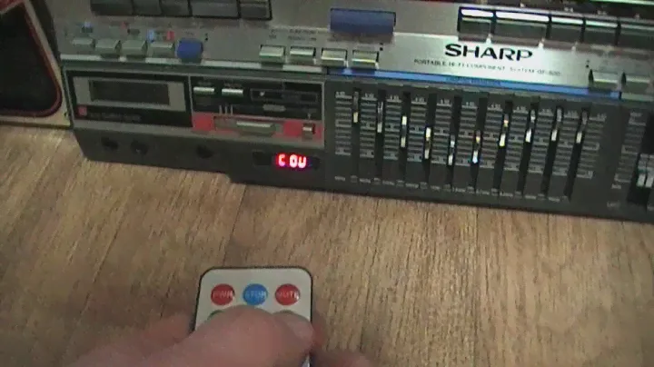 SHARP GF-800 плеер дисплей пульт