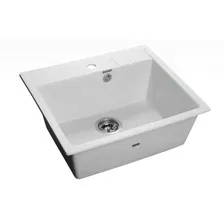 Мойка кухонная из камня GranFest GF-Q560, 560х500 мм, цвет иней