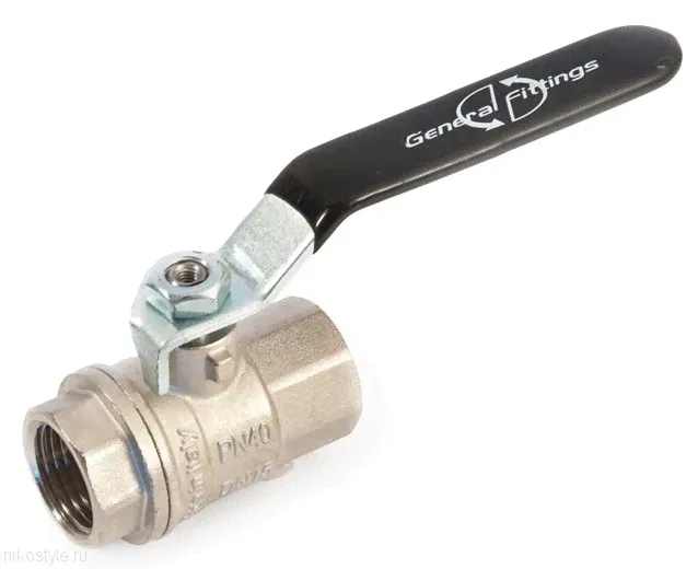 GF Кран шаровый 1/2 ММ Ручка General Fittings