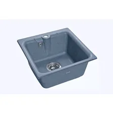 Мойка кухонная из камня GranFest GF-P420, 417х417 мм, цвет графит
