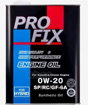 PROFIX 0W20 SP/GF-6 синт/масло 4L SP0W20C-0