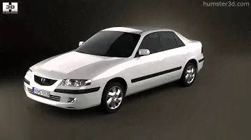 Mazda 626 (GF) sedan 1998 by 3D model store Humster3D.com