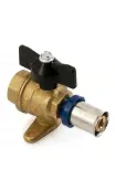 Шаровый кран GF пресс с креплением 16х1/2" вн.р.