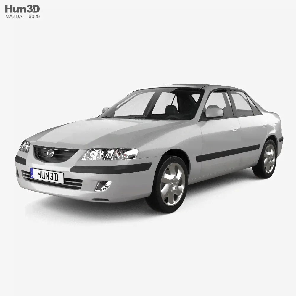 Mazda 626 (GF) Седан 2000 3D модель-0