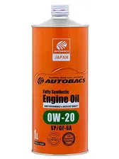 Моторное масло AUTOBACS ENGINE OIL SAE 0W-20 API SP/GF-6A 1L