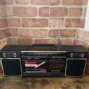 SHARP GF-320 VINTAGE BOOMBOX VERY RARE TOP OF THE LINE NEAR MINT CONDITION
