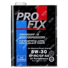 PROFIX 5w30 моторное масло синтетическое sp/gf-6a 4л SP5W30C