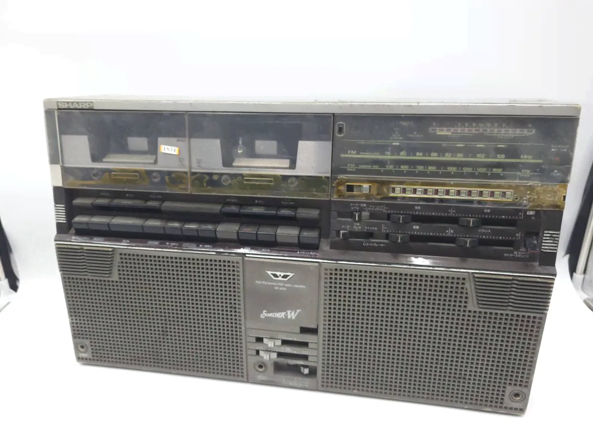 SHARP/ Sharp GF-808 двойной магнитола радио пленочный магнитофон THE SEARCHER-W Сёва ретро antique