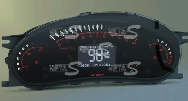 Электронная комбинация Lada Priora-Калина GAMMA GF-619-0