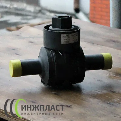Шаровый кран полиэтиленовый 110 мм SDR11 GF